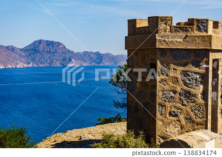 Cabo Tinoso landscape in Spain 138834174