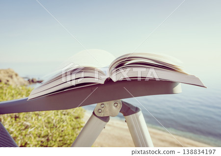 Open book outdoors. Reading Open book outdoors. Reading 138834197