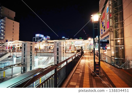 從川越站行人平台上看到的夜景 138834451