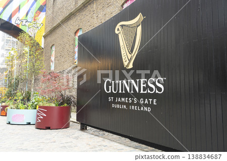 panoramic view of the Guinness Brewery in Dublin, Ireland 138834687