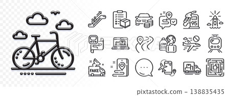 Petrol station, Buy car and Bike rental line icons for web app. Glare of light effect. Message icon. Pack of Metro map, Parcel checklist, Cancel flight pictogram icons. Vector Petrol station, Buy car and Bike rental line icons for web app. Glare of light effect. Message icon. Pack of Metro map, Parcel checklist, Cancel flight pictogram icons. Vector 138835435