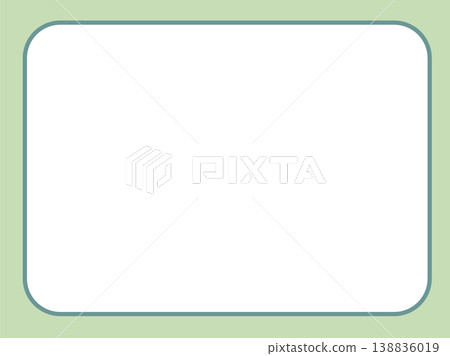 Simple and cute rectangular frame with rounded corners, perfect for creating a message space. Simple and cute rectangular frame with rounded corners, perfect for creating a message space. 138836019