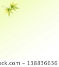 Watercolor illustration of maple leaves - background material 138836636
