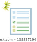 Checklist Watercolor Illustration Business Resources 138837194