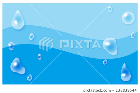 Moisture Ball Illustration Background Material Moisture Ball Illustration Background Material 138839544