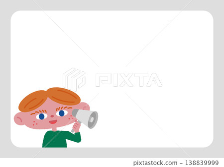 男孩發表聲明的畫面素材 男孩發表聲明的畫面素材 138839999