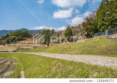 滋賀縣大津市荻町的梯田 滋賀縣大津市荻町的梯田 138840272