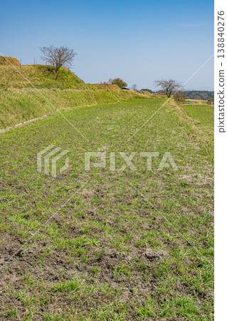 滋賀縣大津市荻町的梯田 滋賀縣大津市荻町的梯田 138840276