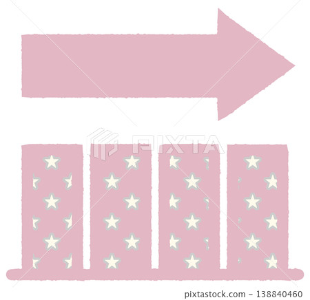 Simple line and bar graph icons: Parallel, Star Simple line and bar graph icons: Parallel, Star 138840460