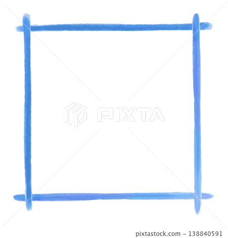 A refreshing frame with watercolor-style blue lines. A refreshing frame with watercolor-style blue lines. 138840591