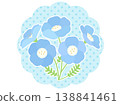 插圖與 Nemophila 的圖像 138841461