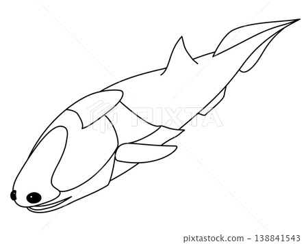 腸顎龍的普普藝術插圖 138841543