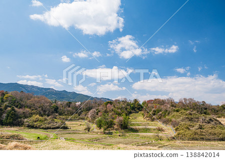 滋賀縣大津市荻町的梯田 138842014