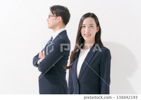 Two young business people Two young business people 138842193