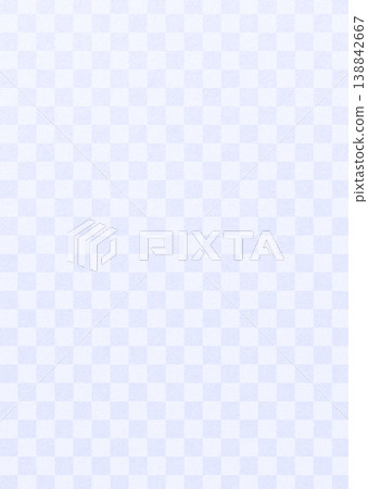 Light purple Japanese patterned paper texture with a checkered background. 138842667