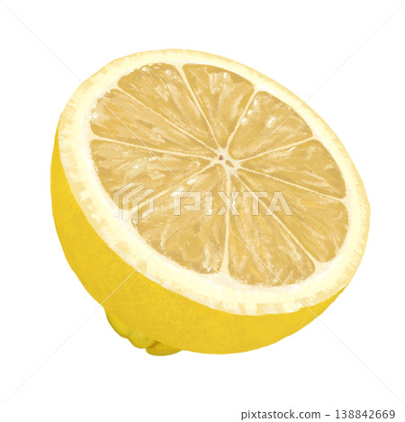 Lemon (diagonal cross-section) Lemon (diagonal cross-section) 138842669