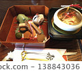 Osechi Ryori (traditional Japanese New Year's food) served at a luxury ryokan (traditional Japanese inn) | Kyoto's Japanese cuisine and New Year's Japanese culture 138843036