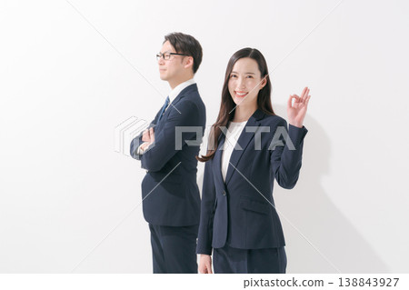 Two young business people Two young business people 138843927