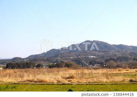 Early spring scenery in the basin as preparations for cultivation begin. Early spring scenery in the basin as preparations for cultivation begin. 138844416