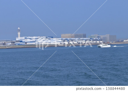 Tsu Airport Line (Tokoname City, Aichi Prefecture) sailing off the coast of Chubu Centrair International Airport (behind SKY EXPO) Tsu Airport Line (Tokoname City, Aichi Prefecture) sailing off the coast of Chubu Centrair International Airport (behind SKY EXPO) 138844480