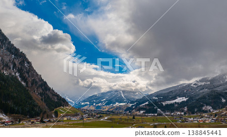 High resolution stitched alpine spring panorama at Bad Hofgastein, St. Johann im Pongau, Salzburg, Austria High resolution stitched alpine spring panorama at Bad Hofgastein, St. Johann im Pongau, Salzburg, Austria 138845441