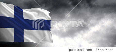 finland, flag, sky 138846272