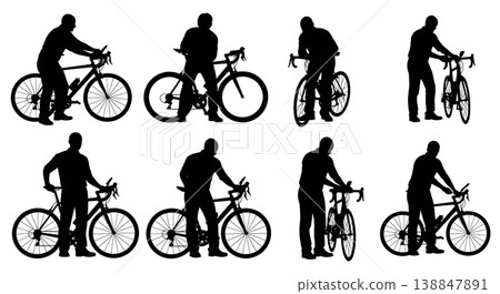 Black Solid Electronic Shifting System Test Silhouettes Black Solid Electronic Shifting System Test Silhouettes 138847891