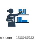 Organizing The Library Collection Icon 138848582