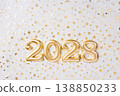 Holiday background Happy New Year 2028 138850233