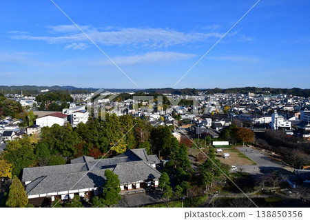 Kakegawa Castle 133: Ninomaru Palace, Kakegawa city, and view from the castle tower. Kakegawa Castle 133: Ninomaru Palace, Kakegawa city, and view from the castle tower. 138850356