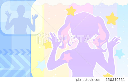Image illustration for virtual streaming 138850531