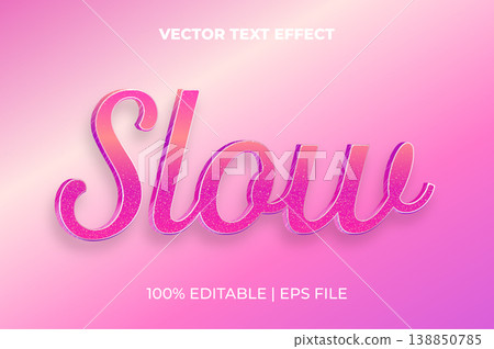 Unique editable art text effect. Text Effects 138850785