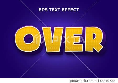 Unique editable art text effect. Text Effects 138850788