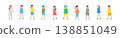Illustration set of children spending summer 138851049