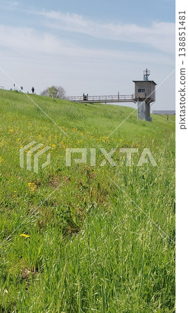 Landscape of spring riverside Landscape of spring riverside 138851481