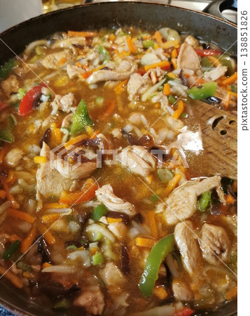 kung pao meat kung pao meat 138851826