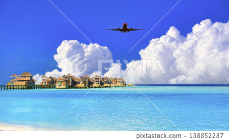 Beautiful coral reef sea in the Indian Ocean Beautiful coral reef sea in the Indian Ocean 138852287