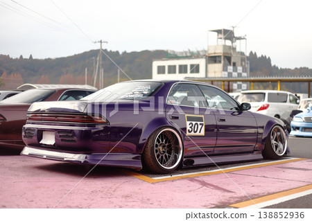 Purple sedan Purple sedan 138852936