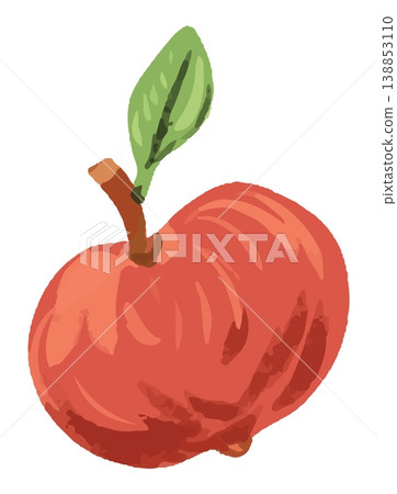 Watercolor style vector illustration of red apple on white background Watercolor style vector illustration of red apple on white background 138853110