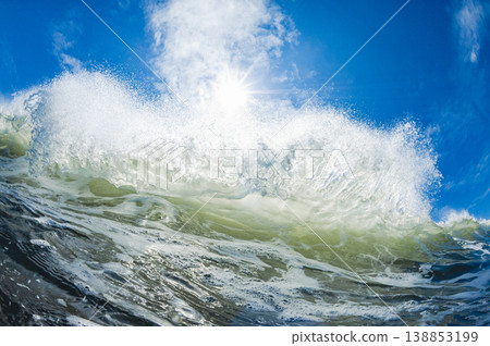 湘南久沼海灘:浪花飛濺 湘南久沼海灘:浪花飛濺 138853199