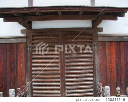 Old wooden door Old wooden door 138853546