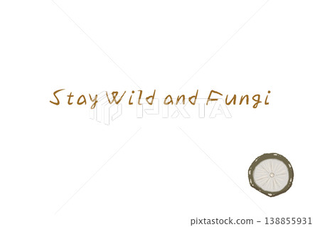 Horizontal menu/card template featuring shiitake mushrooms (top view). 138855931