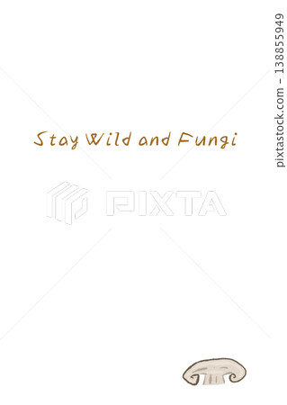 直式選單/卡片模板，飾以香菇切片圖案。 138855949