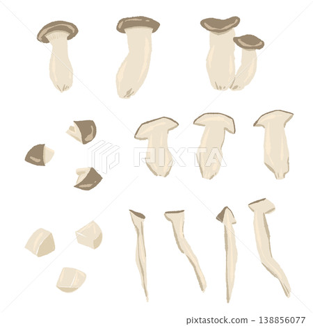 King Oyster Mushroom Variation Set 138856077