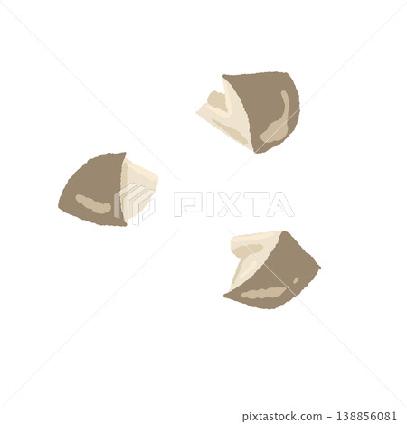 Set of roughly chopped king oyster mushrooms Set of roughly chopped king oyster mushrooms 138856081