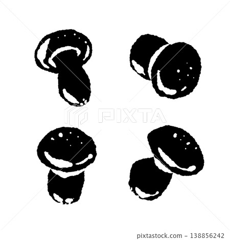 一組獨立包裝的白玉菇（單色） 138856242