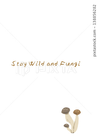 Buna Shimeji 蘑菇垂直菜單卡模板 Buna Shimeji 蘑菇垂直菜單卡模板 138856282