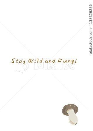 Vertical menu/card template for Hon-shimeji mushrooms 138856286
