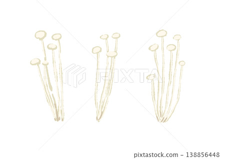 一套獨立包裝的金針菇 138856448