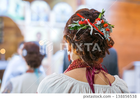 wedding attributes of brides. wedding accessories. wedding trifles 138856538